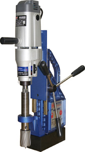 Portable magnetic drilling machines & hole cutters produced by Miyanach (Taiwan).