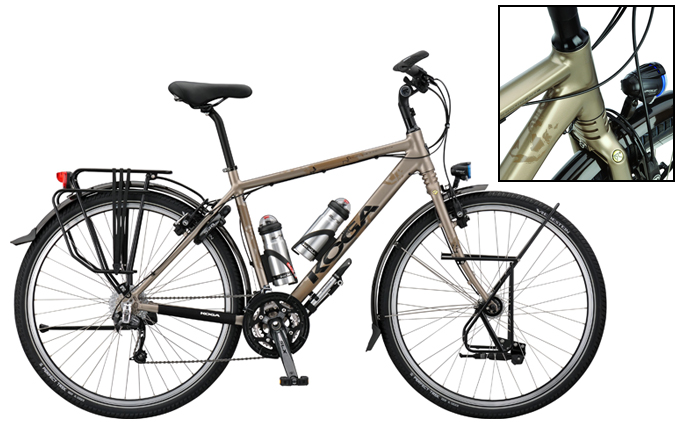 Category: All Terrain Bike / Traveller Bike / Trekking Bike
Product: WorldTraveller 29er – Travel Bike
Company: Koga BV, Heerenveen/Netherlands
Design: Martin Schuttert etc. /Netherlands
