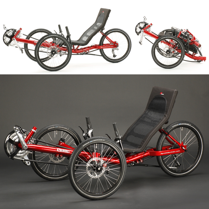 Category: Special-purpose Bikes
Product: Gekko Trike – Recumbent three-wheel bike
Company: HP Velotechnik Hollants und Pulvermüller GbR
Design: Daniel Pulvermüller etc./Germany
