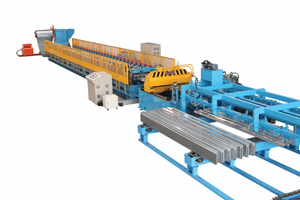 Fully automatic “Floor Deck” cold roll forming machine.