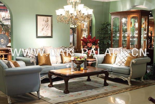 The ‘Oakpalace’ living room set creates an atmosphere of warmth, harmony, and elegance.