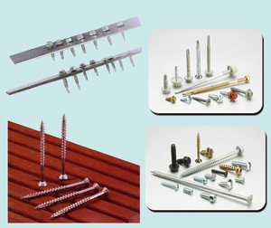 Construction/building fasteners produced by Katsuhana.