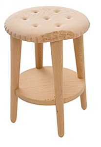 The “Cookie Stool” takes viewers down a sweet memory lane. The “Cookie Stool” takes viewers down a sweet memory lane.