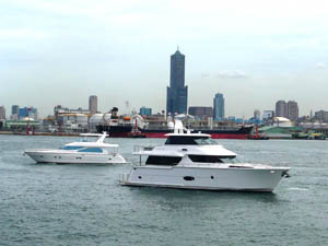 Most of Taiwan’s yacht builders cluster in the southern city of Kaohsiung and are globally known.