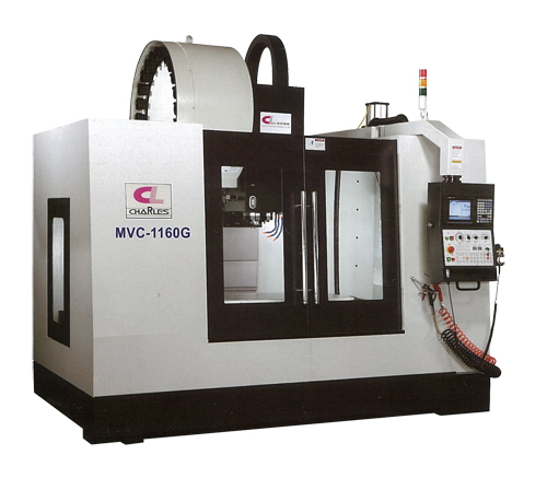 The MVC-series box way vertical machining center developed by Charles