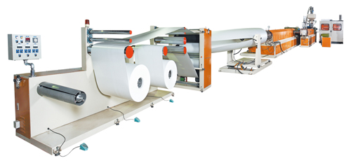 Expanded EPS/PSP foam sheet making machine from Poly.