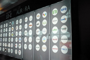 A total of 93 lighting brands were displayed in the “Hall of Aurora.” 