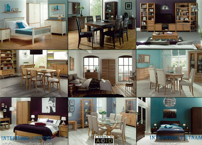 Interwood offers wooden furniture for different kinds of rooms.