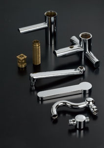 Hung Yu’s brass pipes are widely used in bathroom fixtures, firefighting equipment and kitchen fittings.