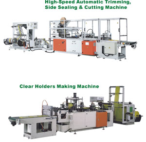 S-Dai offers this high-speed SDH-262S/263S/323S/403S automatic trimming, side sealing, and cutting machine.
