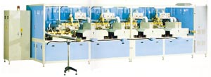 The WE4-400TR Automatic Universal Screen Printing Machine features high output and variability.