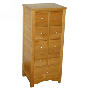 This refined cypress cabinet from Crown Furniture is an outstanding example of woodcraft.