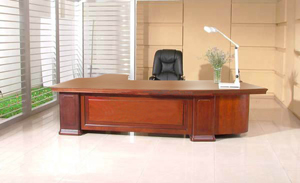 This majestic executive office table by Dongguan Grevol is aimed at the high-end office furniture market.