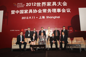 Member representatives of the International Alliance of Furnishing Publications (IAFP) pose together after serving as VIP speakers at the World Furniture Summit 2012, where they shed lights on the current status of the furniture industry and some advanced concepts.