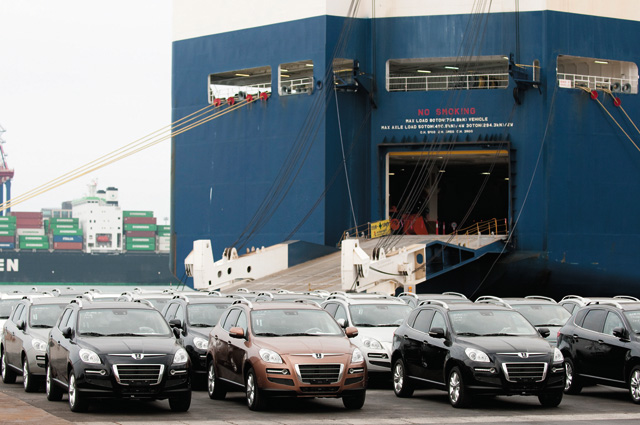 Increasing car exports by local automakers drive up Taiwan’s transportation vehicle production value.