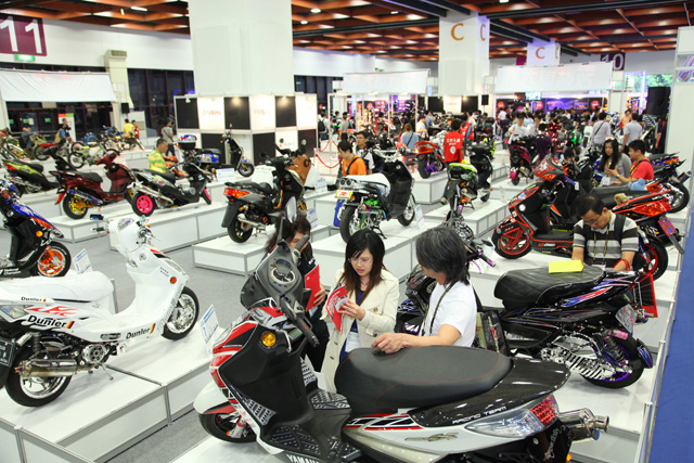 The Customized Bike Show was a major crowd pleaser. 