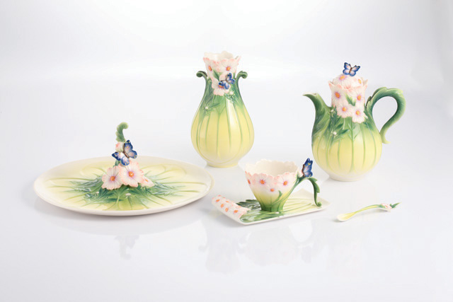 The Franz Collection’s hand-made porcelain tableware