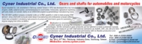 Cyner Industrial Co., Ltd.</h2><p class='subtitle'>Manufacturer of gears and shafts for automobiles, motorcycles, and various vehicles.</p>