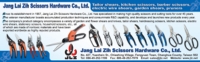 Jang Lai Zih Scissors Hardware Co., Ltd.</h2><p class='subtitle'>Tailor shears, kitchen scissors, barber scissors,electric wire shears, garden shears, pruners </p>