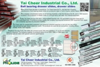 Tai Cheer Industrial Co., Ltd.</h2><p class='subtitle'>Ball bearing drawer slides, drawer slides</p>