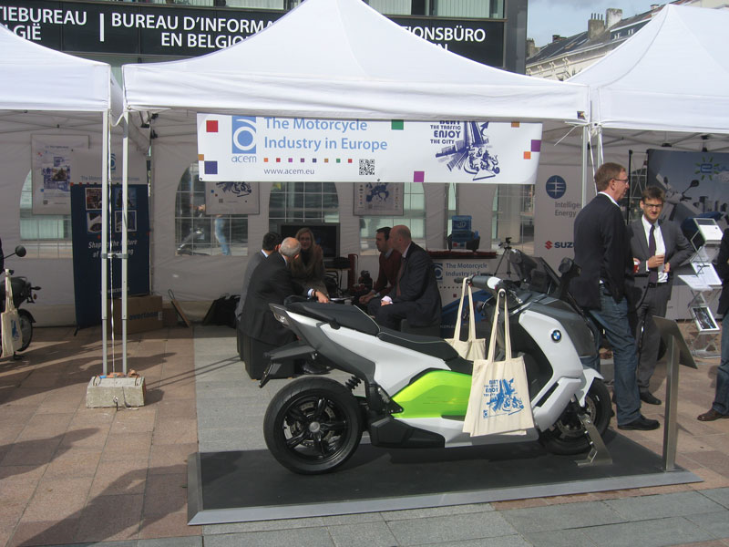 The Sustainable 2Wheels event in Brussels.
