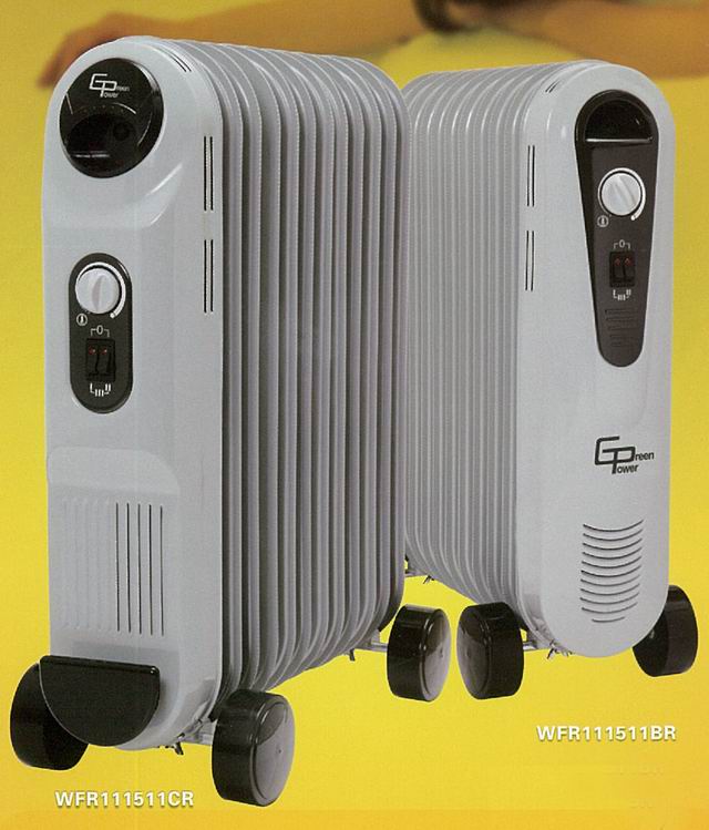 Global Unique Green Energy Technology`s Fin Water Filled Radiator Heater. 