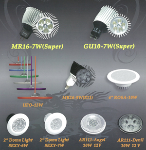 Goldyear’s LED GU10, MR16 and down lights that deliver high lumens. 