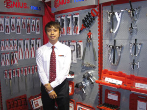 erence Tsai, executive assistant of Tian Fu, supplier of the world-famous Genius branded professional tools.
