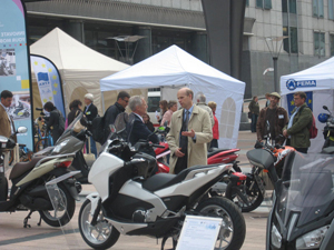 The Sustainable 2Wheels event in Brussels.