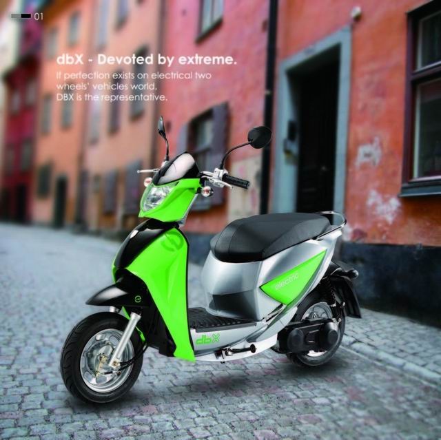 DKcity`s DBX TES-approved e-scooter.