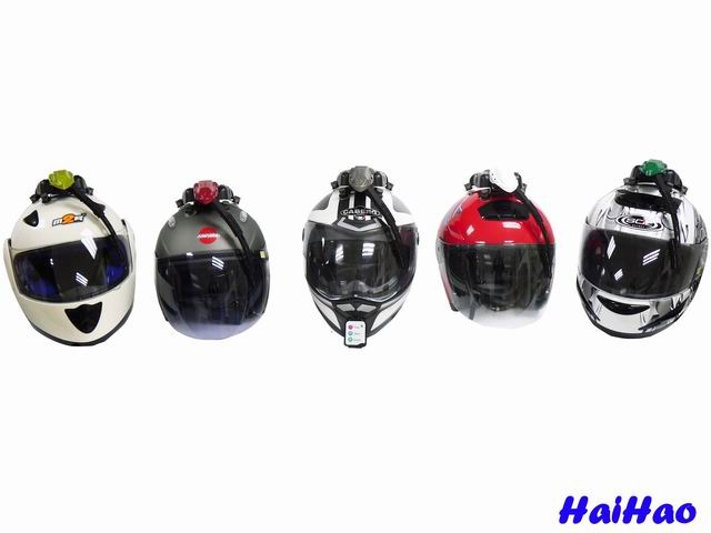 HaiHao`s innovative cam/wiper helmet and universal wiper device for different helmet types