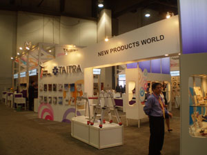 The Taiwan New Products World pavilion was organized jointly by THTMA and TAITRA to attract foreign buyers interested in sourcing from Taiwan.