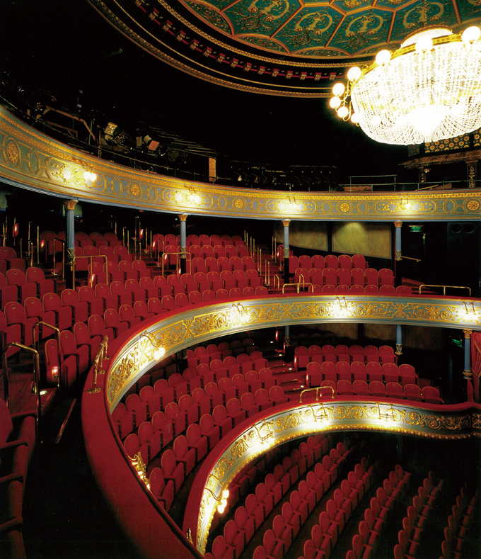 The luxurious theater seating in the Royal Lyceum Theatre in Edinburgh, Scotland was produced by Techpros.  
