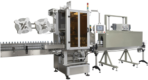 Gold Great Good’s MD-5800-OPP auto shrinkable label inserting machine.