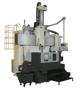 Far East’s NVL-12M CNC vertical lathe. Far East’s NVL-12M CNC vertical lathe.