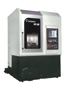 Goodway’s GV-780M intelligent vertical turning center. Goodway’s GV-780M intelligent vertical turning center.