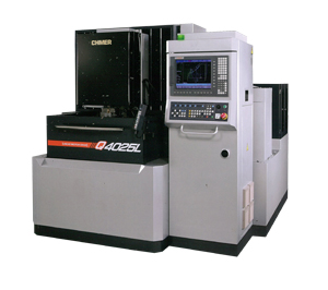 Ching Hung’s Q4025L gantry-type linear motor drive wire-cut EDM. Ching Hung’s Q4025L gantry-type linear motor drive wire-cut EDM.