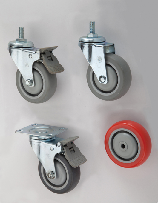 Hsin Chao Sheng runs two factories in Taiwan to supply casters and wheels for household and office furniture. Hsin Chao Sheng runs two factories in Taiwan to supply casters and wheels for household and office furniture.