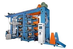 8-color Double-side Printing Machine for Blown-filmBags and PP Woven Bags.