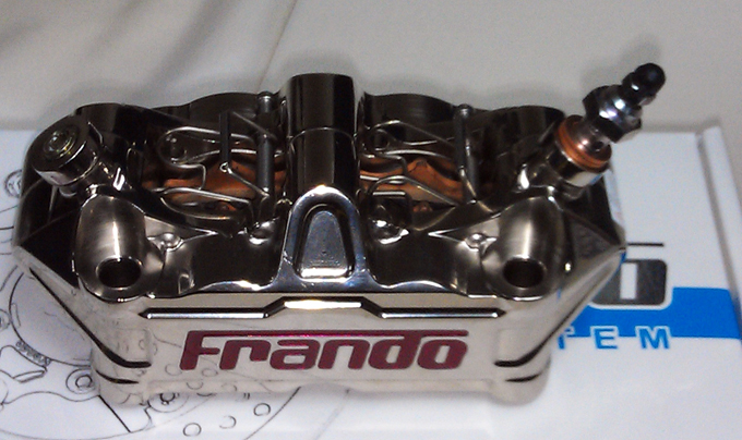 Che Li Wu globally markets its high-end forged brake calipers under the ‘Frando’ brand.