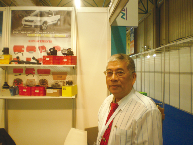 Dennis Khang, general manager of Khang’s Industries, is satisfied with the turnout of Automechanika Istanbul 2013.