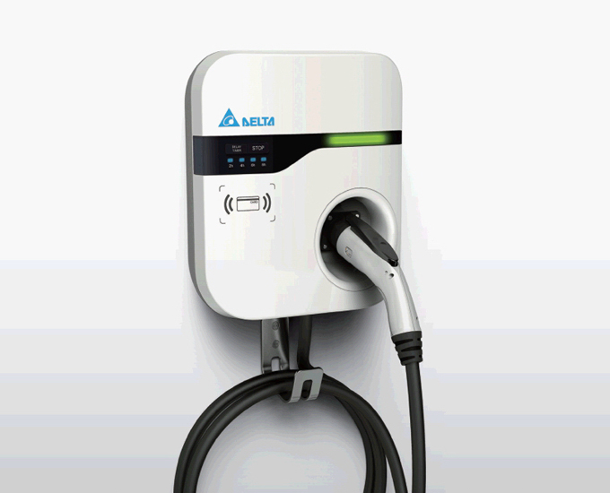 Delta’s AC EV charger suits service station, parking, residential, commercial, fleet applications.