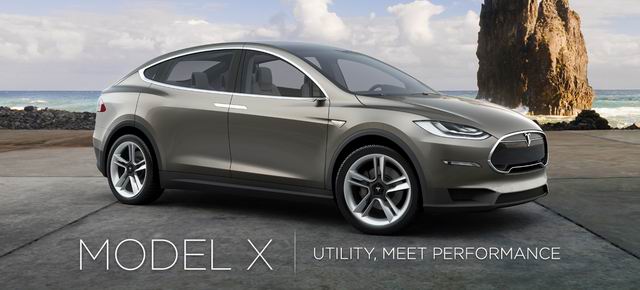 Tesla is scheduled to push the Model X in 2014.