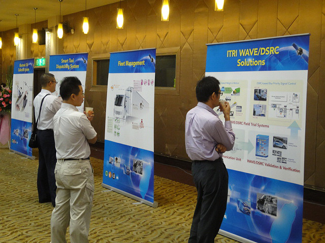 Research institutes demonstrated their technical capabilities and R&D achievements in after-ceremony activities.