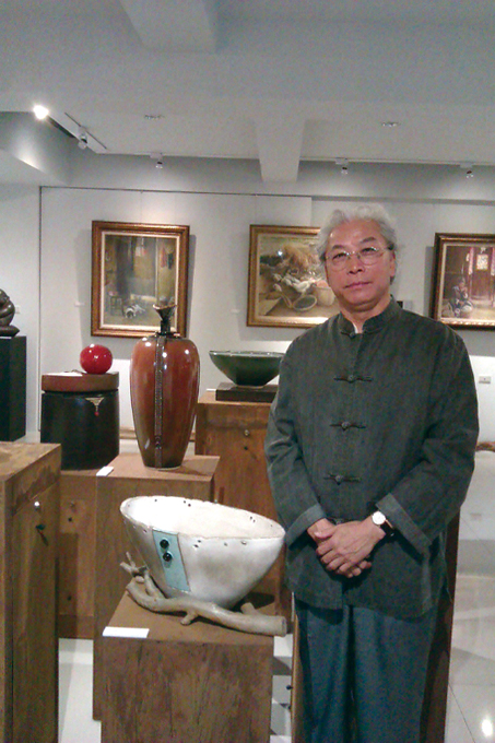 Walter Chiang, chairman of Wei Barng Wooden Industry Co., Ltd., set up the Art Sui gallery this summer.
