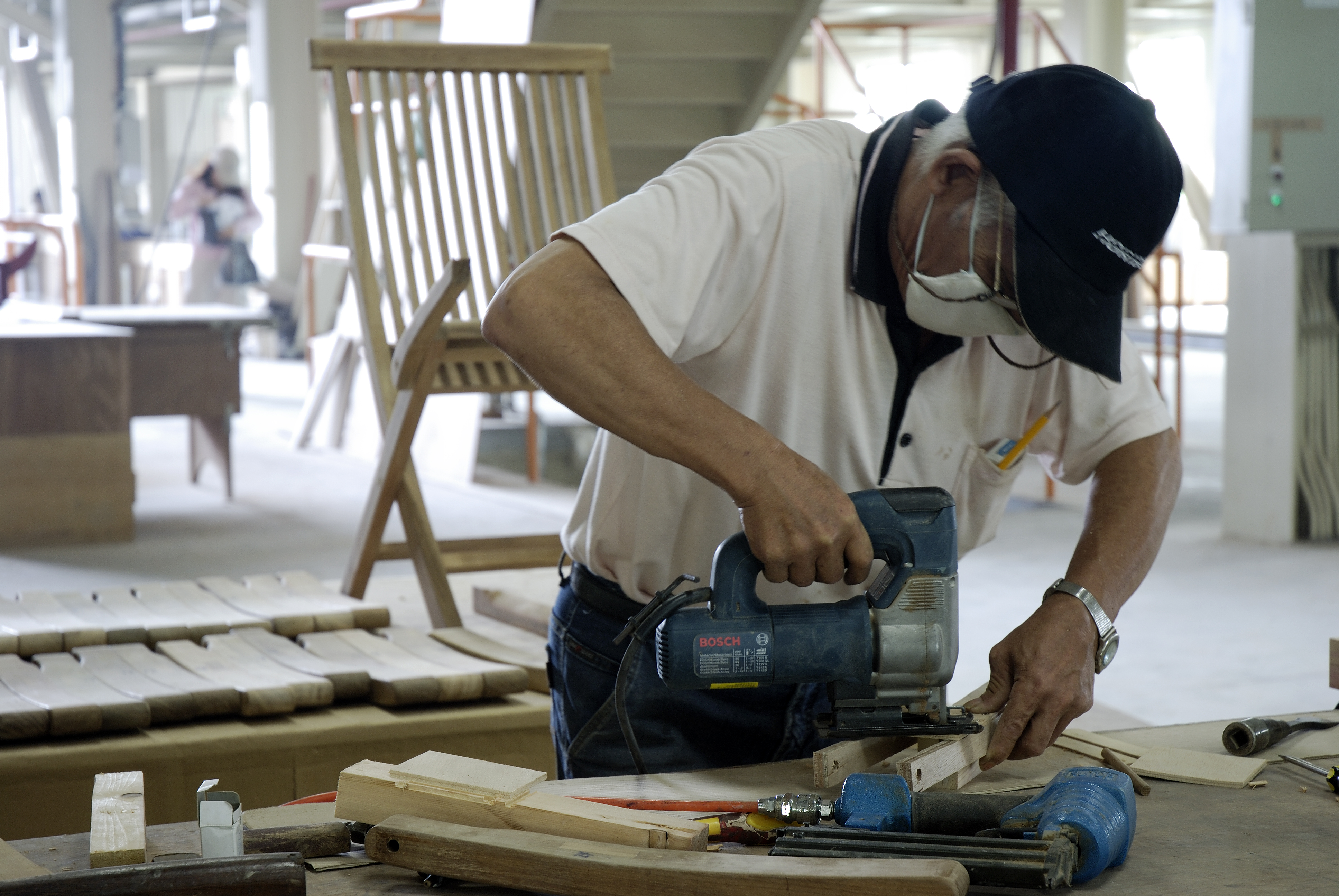 Taiwan's yacht industry competes well worldwide partly on high-quality workers with excellent craftsmanship. 