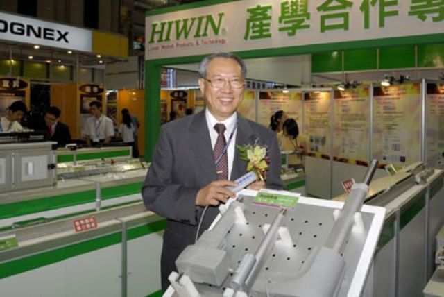 Hiwin leads Taiwan's machine tool makers in 2013 earnings.  (Photo of company chairman and chief executive officer, Eric Chuo, courtesy of Hiwin)