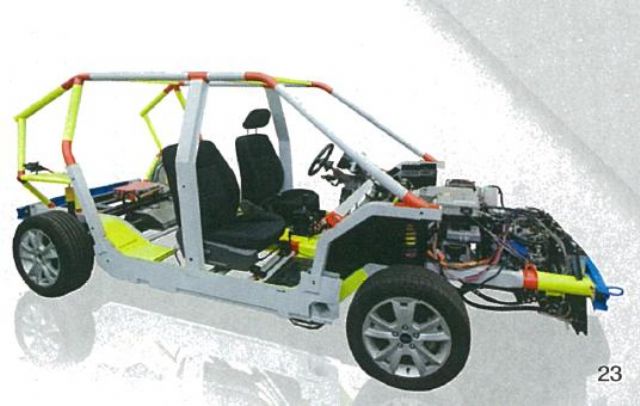 The MIRDC EV-No.3 EREV chassis platform