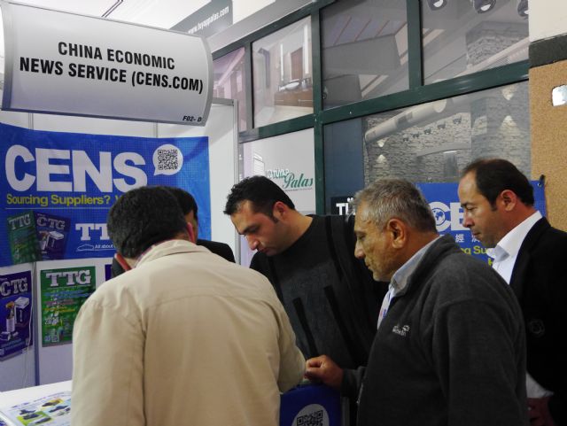 CENS booth draws many visitors at Automechanika Istanbul.