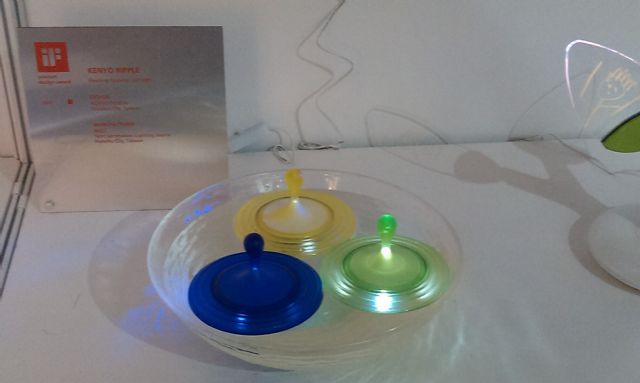 Next Generation Lighting Source promoted its “Ripple” LED lamps as a replacements for floating candles.